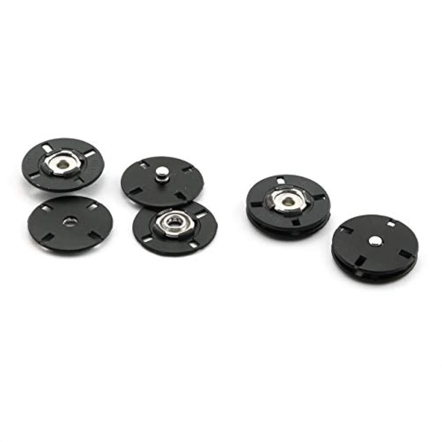 4Set 21Mm Large Metal Sew-On Snap Button For Clothing Diy Overcoat But