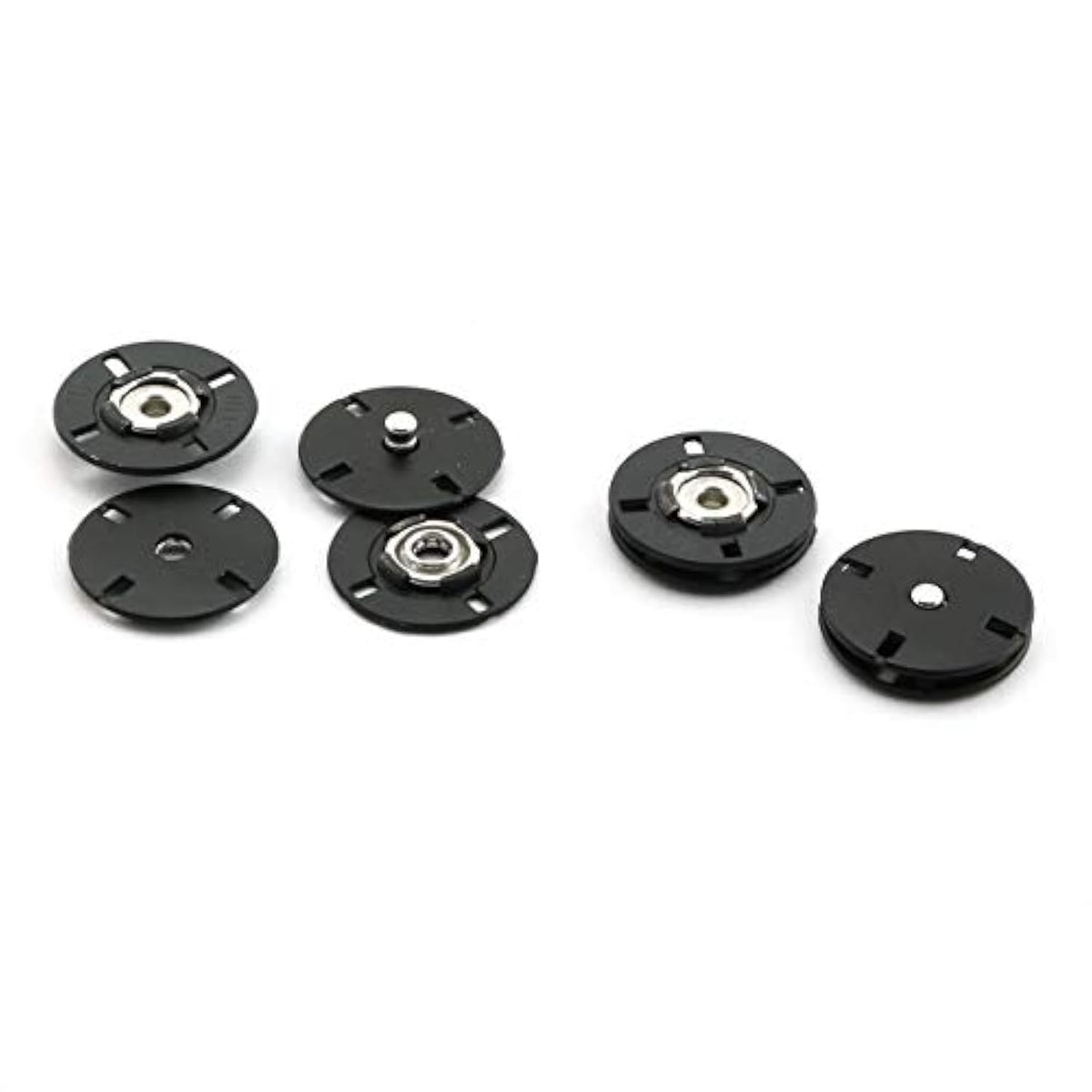 4Set 21Mm Large Metal Sew-On Snap Button For Clothing Diy Overcoat But