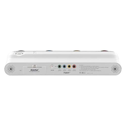 Italk4 - Portable Aac Speech-Generating Device For Nonverbal Communication With Four Message Buttons, Product #10000028