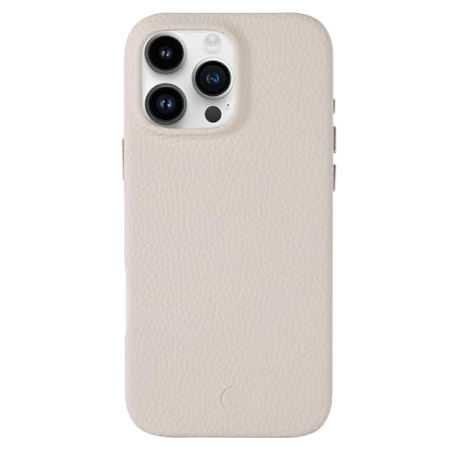 - For Iphone 16 Pro Max Leather Case - Premium Vegan Leather Phone Case [Compatible With Magsafe] - Elegant, Style And Eco-Friendly - Cream