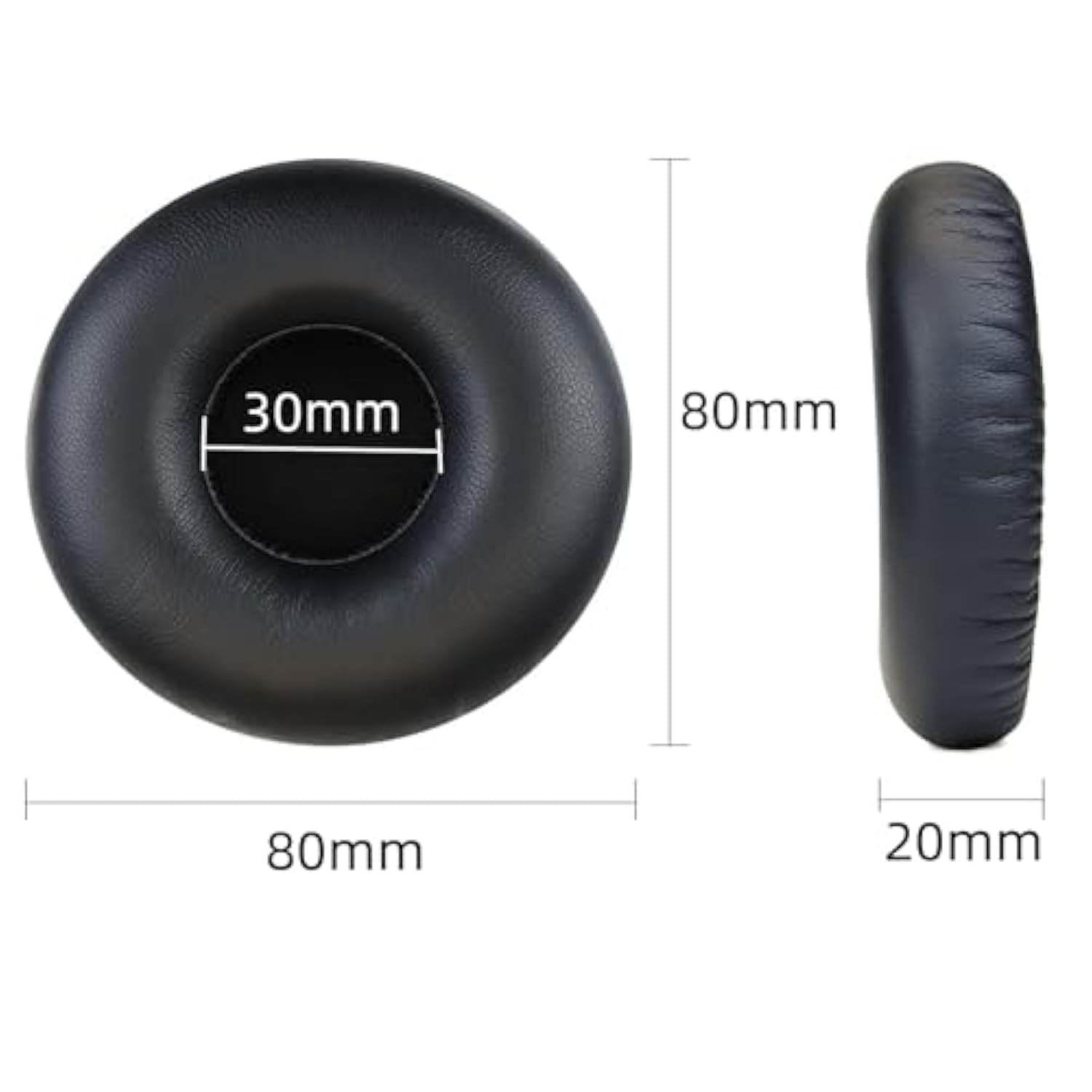 E40Bt Replacement Ear Pads Cushion Cover Compatible With Jbl Synchros E40Bt E40 S400 S400Bt Headphones (Black)