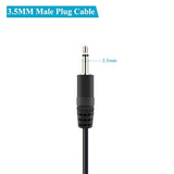 10-Pack 3.5Mm 1/8" To Speaker Wire Ts Mono Male Plug To Bare Wire Pigtail 3.5Mm Jack Connector Adapter Repair Audio Cable For Speaker, Trigger Cable