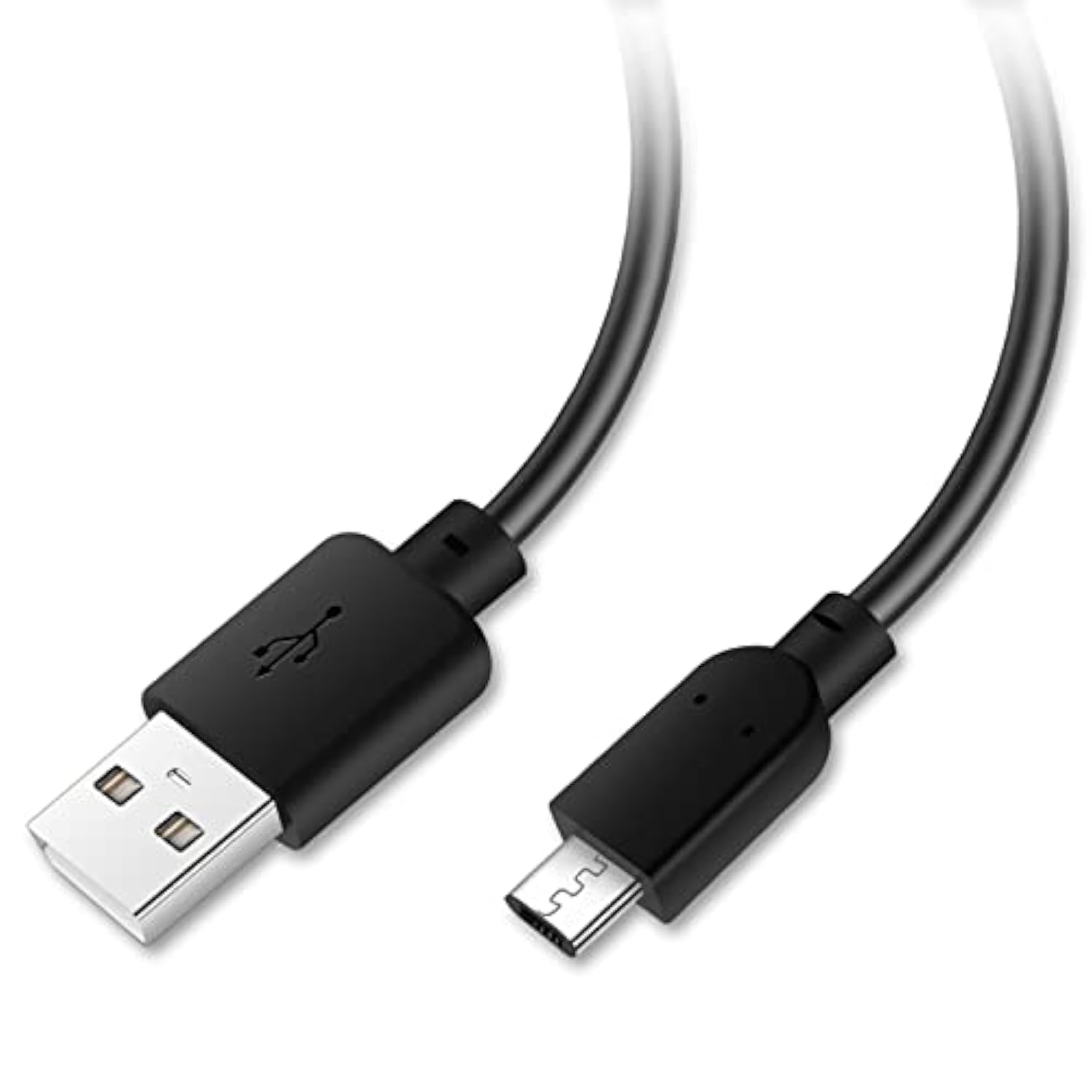 Micro Usb Cable 3 Feet, 2.4A Fast Charging & Sync Android Charger, Usb 2.0 A To Micro B 5-Pin Cord, Compatible With Samsung Galaxy S7 S6 Edge, Note 5 4, Sony, Ps4, Kindle, Fire Tv And More – Black