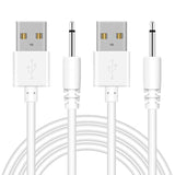 2.7Ft Usb Dc Charging Cable 2.5Mm Dc Charger Cord Fast Charging Replacement Cable - 2 Pack