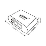 1.25G Poe Injector, With A 48V 0.5A Power Adapter, 802.3Af/At, Up To 100 Meters