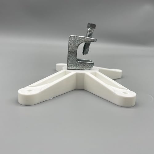 Beam Clamp Mount For Ubiquiti Unifi Ap (Uap-Ac-Pro, U6+, U6-Ent, U6-Lr) - Easy Install For Warehouse Trusses