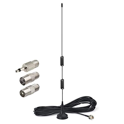 FM Radio Antenna Magnetic Base for Pioneer Onkyo Yamaha Marantz Sherwood Indoor Digital HD FM Radio Bluetooth Home Stereo Receiver AV Audio Video
