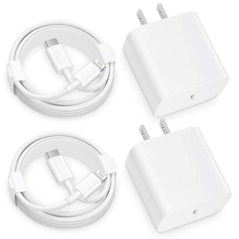 Phone 12 13 14 Fast Charger, 2-Pack 20W Pd Type C Charger With 6Ft Usb-C Charging Cable Compatible With Phone 14 13 12 11 Pro Max/Pro/Plus/Xs/Xr/X