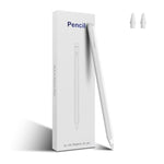 Stylus Pen For Ipad 10Th&9Th Generation - 2X Fast Charge Ipad Pencil Compatible With Apple Pencil 2018-2024 Apple Ipad Pro 11"/12.9"/M4, Ipad Air 3/4/5/M2, Ipad 6-10, Ipad Mini 5/6 (White)