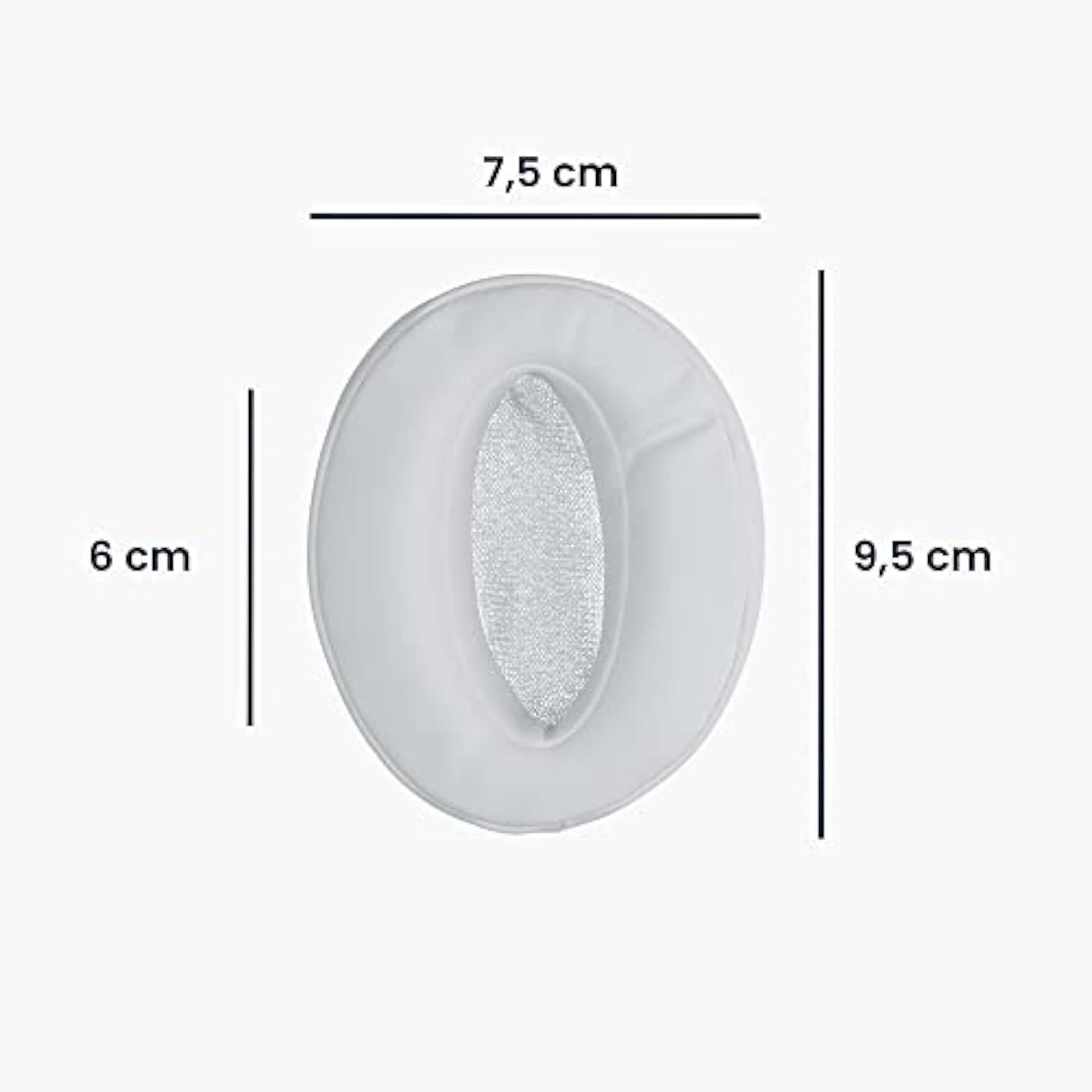 kwmobile Ear Pads Compatible with Sennheiser HD 4.50 BTNC Earpads - 2X Replacement for Headphones - White