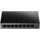8 Port Gigabit Switch, Easy Smart Managed, Plug & Play Desktop/Wall-Mount, Sturdy Metal W, Support Qos, Vlan, Igmp And Dhcp, Gs108E