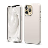 elago Compatible with iPhone 13 Pro Case, Liquid Silicone Case, Full Body Screen Camera Protective Cover, Shockproof, Slim, Anti-Scratch Soft Microfiber Lining, 6.1 inch (Stone)