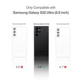 For Samsung Galaxy S22 Ultra Case, Built-In Screen Protector For S22 Ultra 5G Case Full Body Protection Shockproof Rugged Bumper Phone Protective Cover 6.8 Inch - Purple Lavender