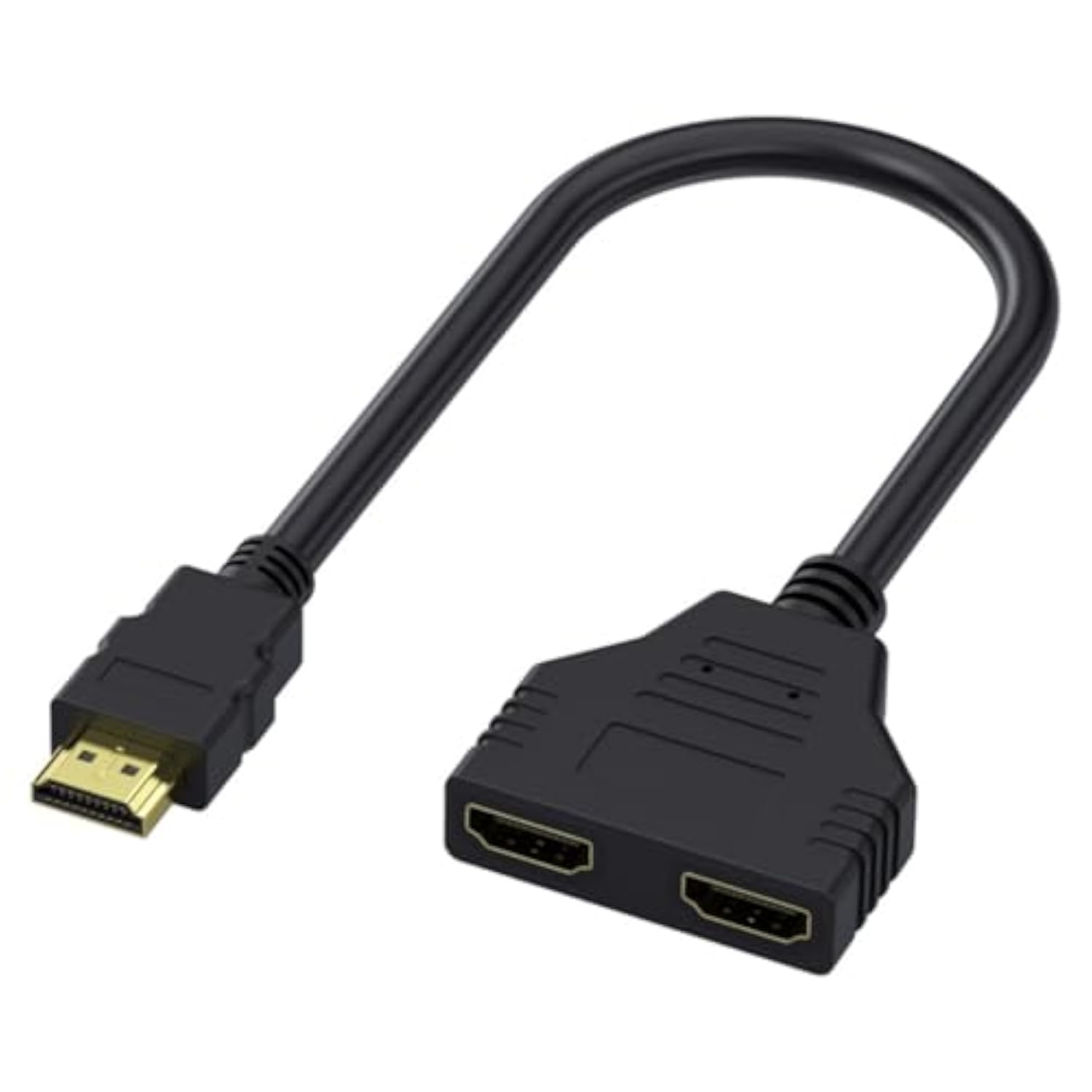 Hdmi Male To Dual Hdmi Female 1 To 2 Way Hdmi Splitter Adapter Cable For Hdtv,