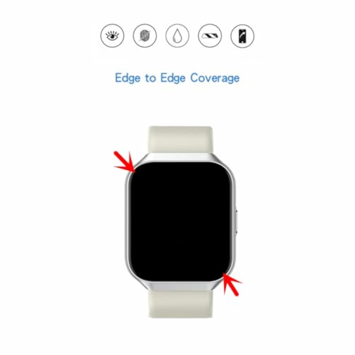Screen Protector For P99 1.96" Smartwatch, Tpu Hd Protective Film Compatible For Cascho P98 / Togala P99 6 Pcs