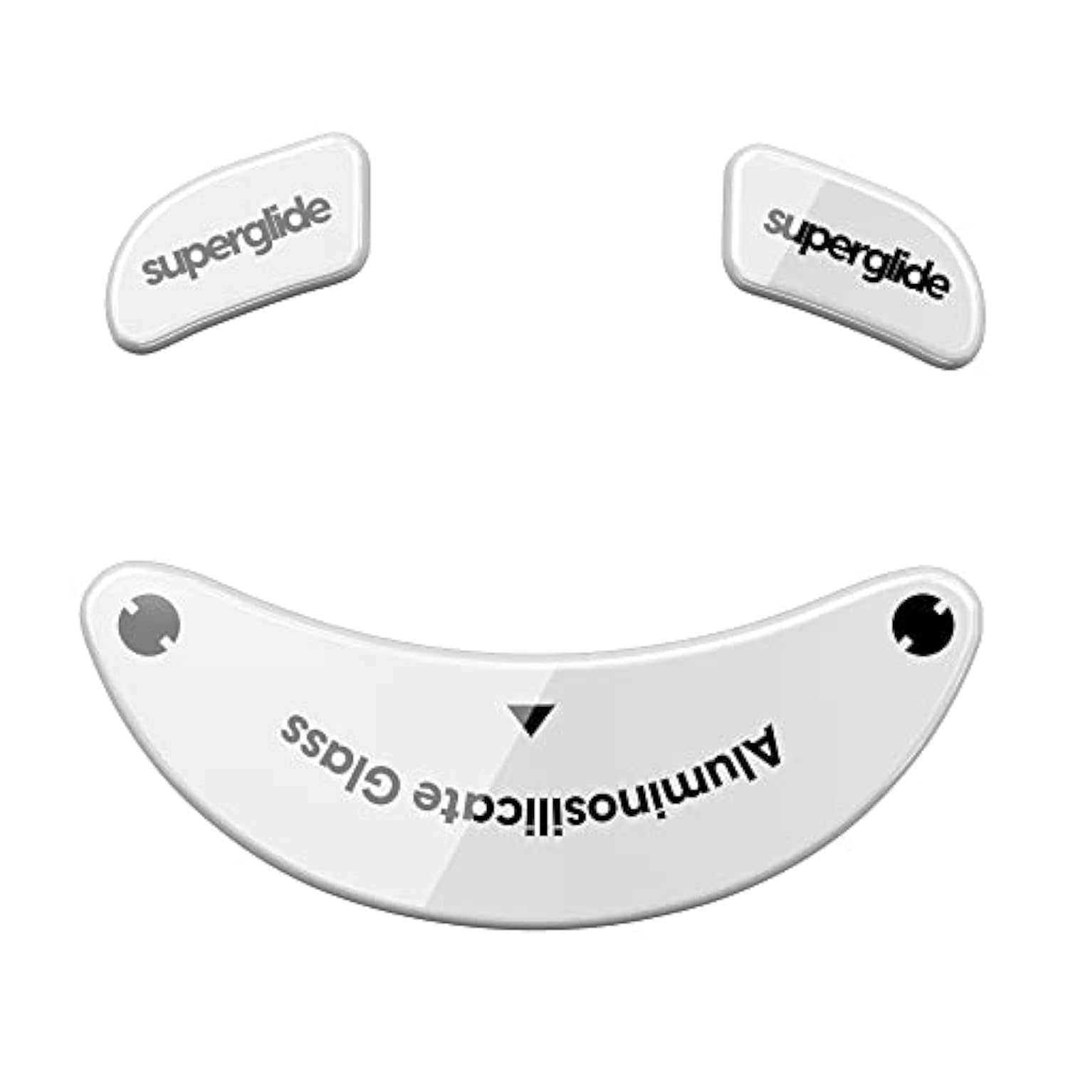 Superglide - Fastest And Smoothest Mouse Feet/Skates Made With Ultra Strong Flawless Glass Super Fast Smooth And Durable Sole For G-Wolves Hati-S Wireless