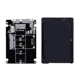 Xiwai Combo M.2 NGFF B-Key & mSATA SSD to SATA 3.0 Adapter Converter Case Encl