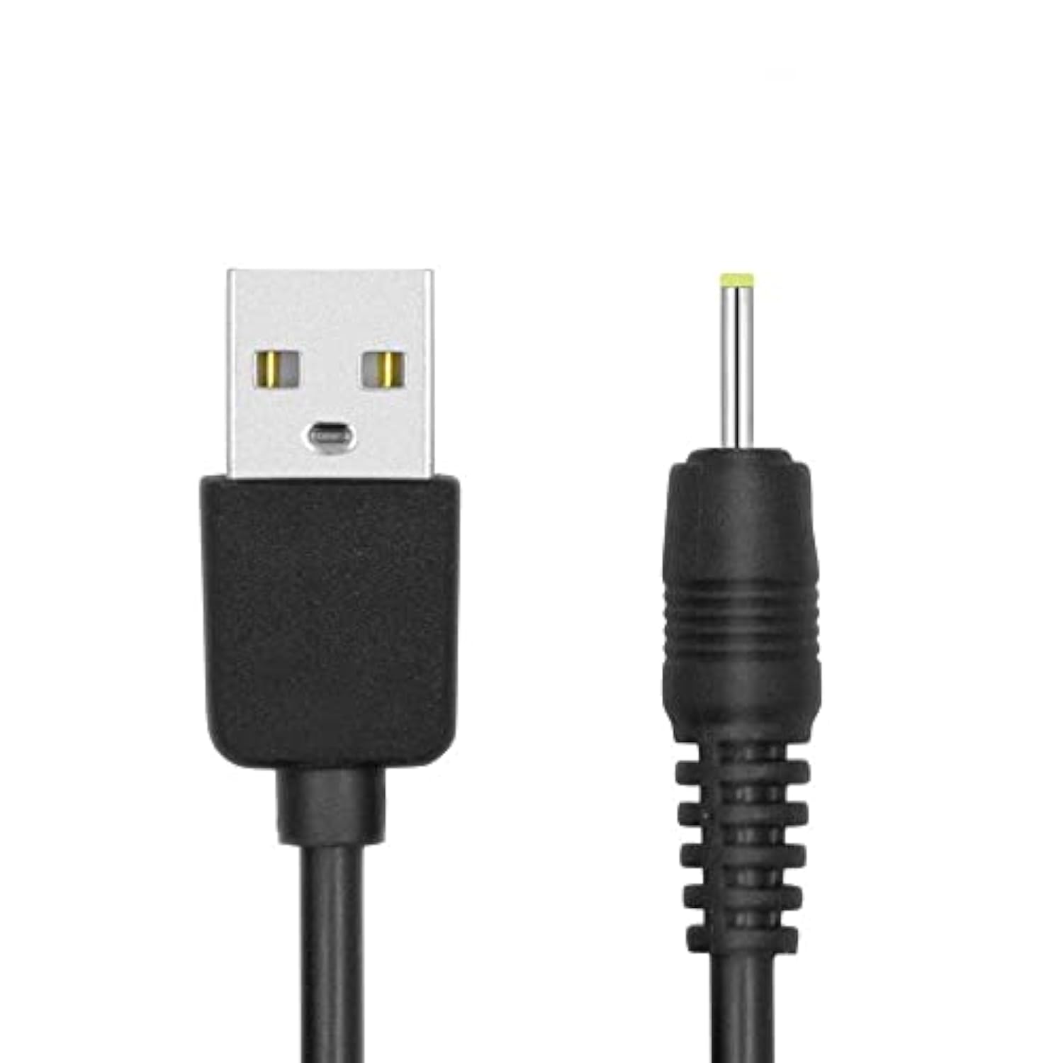 [2 Pack Usb Dc Power Cable 2.5Mm X 0.7Mm, Usb Charging Wire 5V Barrel Jack Plu