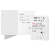 Funny 17Th Birthday Card For Teens, Boys, Girls – Fun 17 Year Old Birthday Gifts – Hilarious Gen Z Slang Meme Gift For Son, Daughter, Brother, Friends – 5X7Inch Folded Card With Envelope