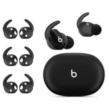 3 Pair Silicone Anti Slip Earhooks Eartips For Beats Studio Buds [Not Fit In Case] (Black)