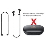 Replacement For Soundcore Life P3 P2 Silicone Eartips Ear Tips Accessories, Fit In The Charge Case S/M/L Ear Tips 6 Pairs,Strap 1 Pcs(Not Fit In Case),Black