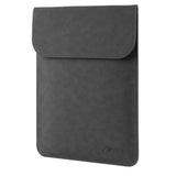 13 Inch Laptop Sleeve Case For With Macbook Air 13 2018–2025 (M2 A2681 M3 A3113 M4 A3240)/Macbook Pro 13 2016–2022 (A2251 A2289 A2338 M1 M2), Pu Suede Leather Laptop Case Cover, Black