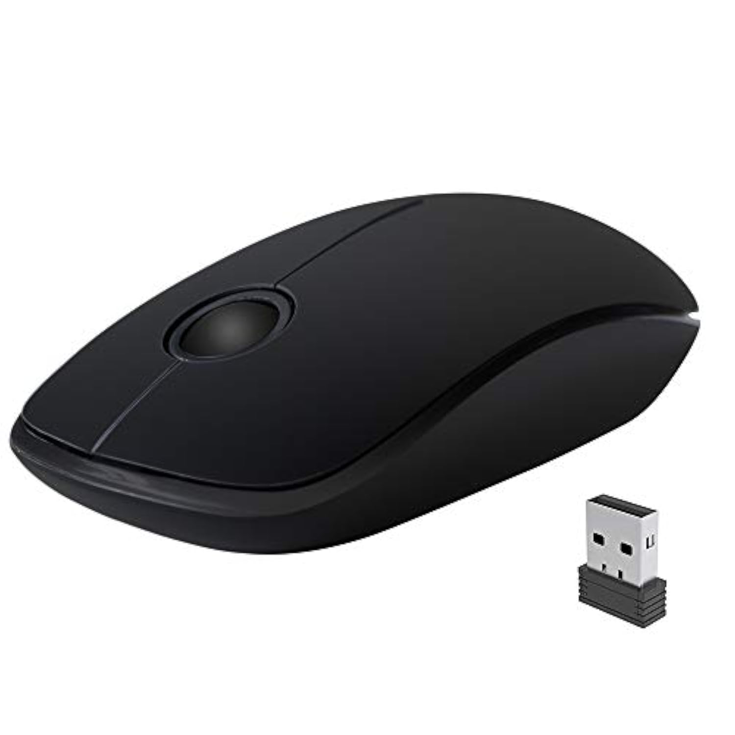 Wireless Mouse, Silent Slim Mouse 2.4G Portable Mobile Optical Office Mouse Wi