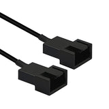 40Cm Usb To Dual 3-Pin / 4-Pin Pwm 5V Usb Sleeved Fan Power Adapter Cable, Wit