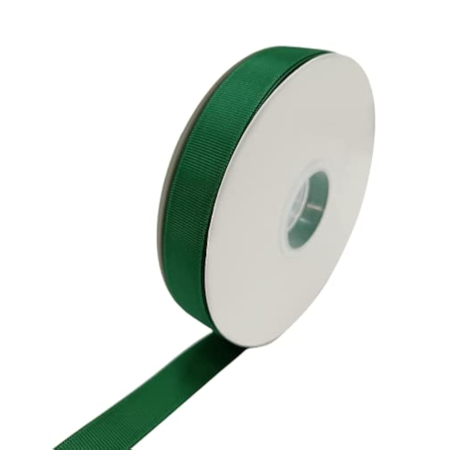 1/2 Inch 50 Yards Solid Forest Green Grosgrain Ribbon Striped Ribbon F