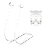 Galaxy Buds 2 Strap String Lanyard Anti-Lost Leash Sports Neck Rope Cord, Soft Silicone Special Anti-Slip Texture Design Wireless Earphone, Compatible For Samsung Galaxy Buds 2 (White)