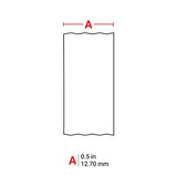 Authentic (M21-500-461) Extreme-Temp Resistant Label For Lab, Equipment, And Asset Tracking Labeling, Black On White- For M210, M210-Lab, M211, Bmp21-Plus And Bmp21-Lab Printers, .5" W, 21' L