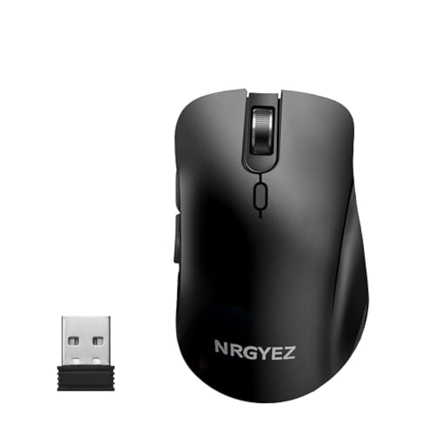 Wireless Mouse, 2.4G Ergonomic Optical Mouse, Computer Mouse For Laptop, Pc, Computer, Chromebook, Notebook, 6 Buttons, 3200 Dpi, 3 Adjustment Levels?Black?