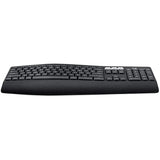 Logitech G Mk825 Wireless Keyboard/Mouse Combo, Full-Size Keyboard With Xl Cushioned Palm Rest, Bluetooth Or Unifying Receiver Connectivity, Black (Renewed)