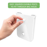 Silicone Phone Holder Compatible With Bogg Bag, Soft Silicone Charm Insert Accessories And Attachment For Bogg Beach Bags, Generic Portable Size Fits For Iphone And Android Phones White
