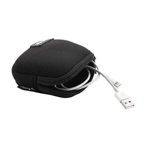 Pack Of 2 Mini Pouch Case Bag Small Travel Storage Carrying Bag Compatible With Magsafe Power Adapter, Laptop Accessories Cables, Cords, Usb Drives, Earphones