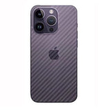 For Iphone 14 Pro Back Screen Protector 3D Carbon Fiber Ultra Thin Protective Film-2 Packs-Transparent