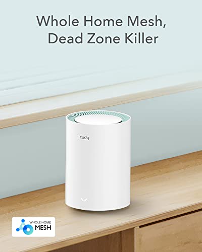 Ac1200 Gigabit Whole Mesh Wifi System, Dual Band, Wifi Extender, High Gain Antennas, Vpn, Cloudflare, Connect Up To 50 Devices, M1300 1-Pack
