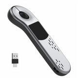 Air Mouse For Pc/Ios/Android With Touchpad Bluetooth 2.4G Remote Control For Powerpoint/Keynote/Tiktok/Camera/Kindle App Rechargeable Wireless Presentation For Ppt Pointer (Silver)