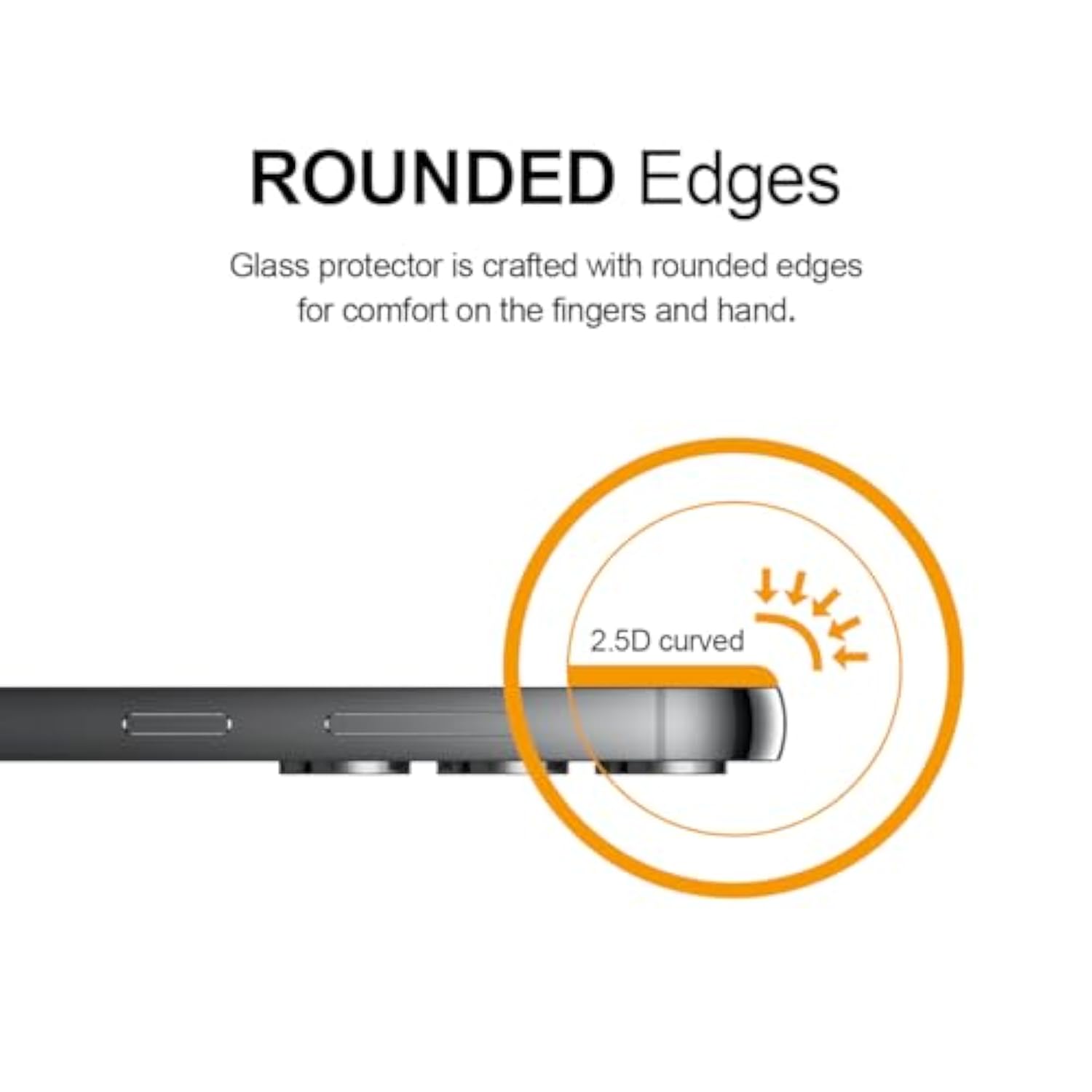 (2 Pack) Designed For Samsung Galaxy A55 5G Tempered Glass Screen Protector, Anti Scratch, Bubble Free