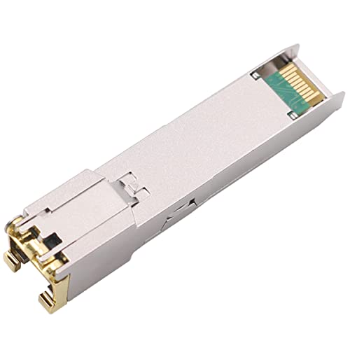 2.5G Sfp To Rj45 Module, 2.5Gbase-T Sfp To Rj45 Transceivers 100M, Compatible For Cisco Sfp-2.5G-T, Ubiquiti, Mikrotik, Tp-Link 2.5Gb Switch Or Routers (Have To Plug Into The 2.5G Sfp Port)