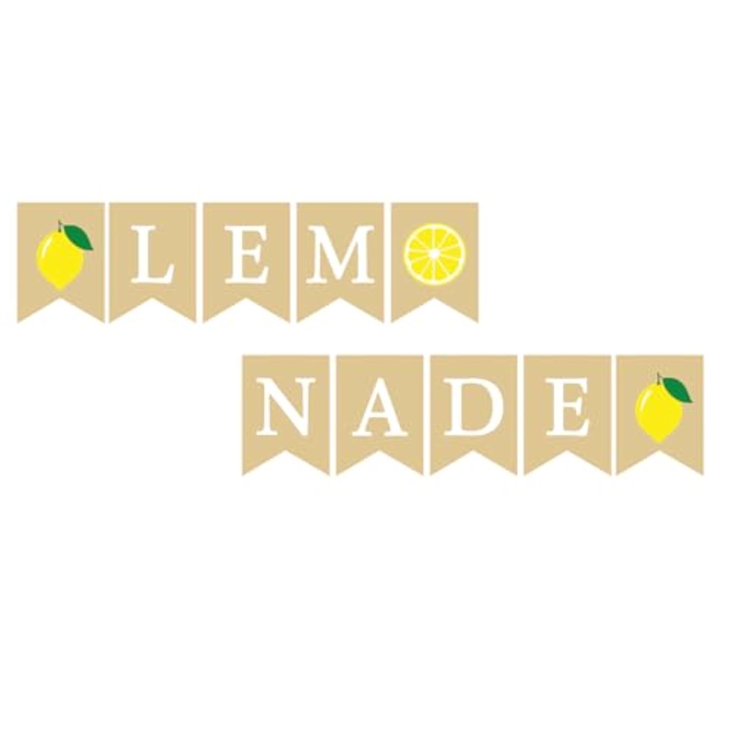 Lemonade Stand Banner For Kids – Rustic Lemonade Banner Sign For Lemonade Stand Supplies, Lemonade Party Decorations, Outdoor Lemon Stand Decor For Summer Events