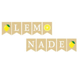 Lemonade Stand Banner For Kids – Rustic Lemonade Banner Sign For Lemonade Stand Supplies, Lemonade Party Decorations, Outdoor Lemon Stand Decor For Summer Events