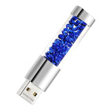 Lovely Diamond Usb 2.0 Flash Drive Data Storage Memory Stick Usb Stick Pendrive Gift (32Gb, Dark Blue)