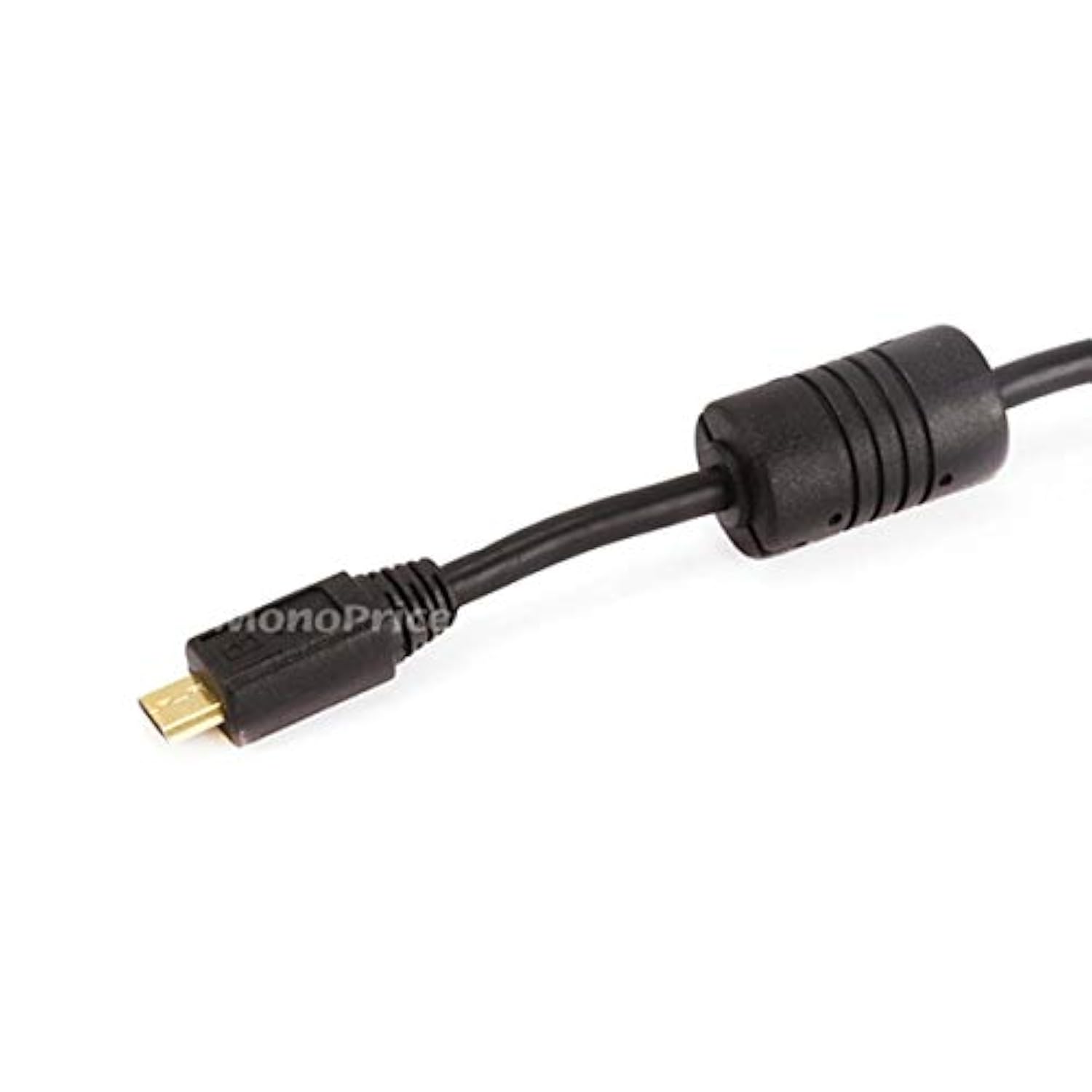 6-Feet Usb 2.0 A Male To Micro 5Pin Male 28/24Awg Cable With Ferrite Core (Gold Plated) (105458),Black