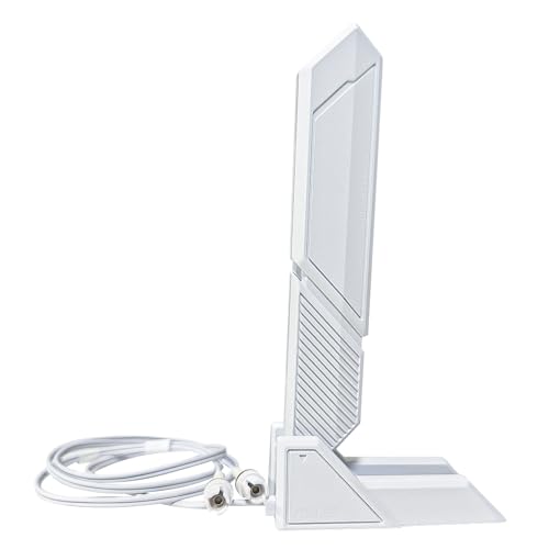 White Wifi 6E Wifi 7 Antenna Magnetic Base New Interface For Asus Wi-Fi 7 Gaming Motherboard Pc Desktop Computer Motherboards Antennas