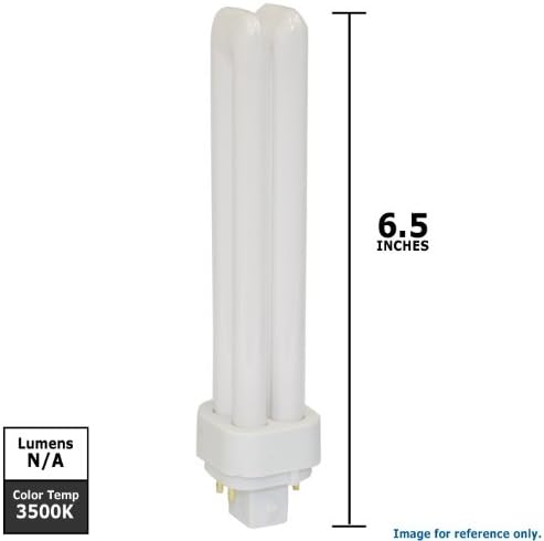 Sylvania CF26DD E 835 CFL Light Bulb 26W 4 Pin Quad Tube 3500K Neutral White Compact Fluorescent