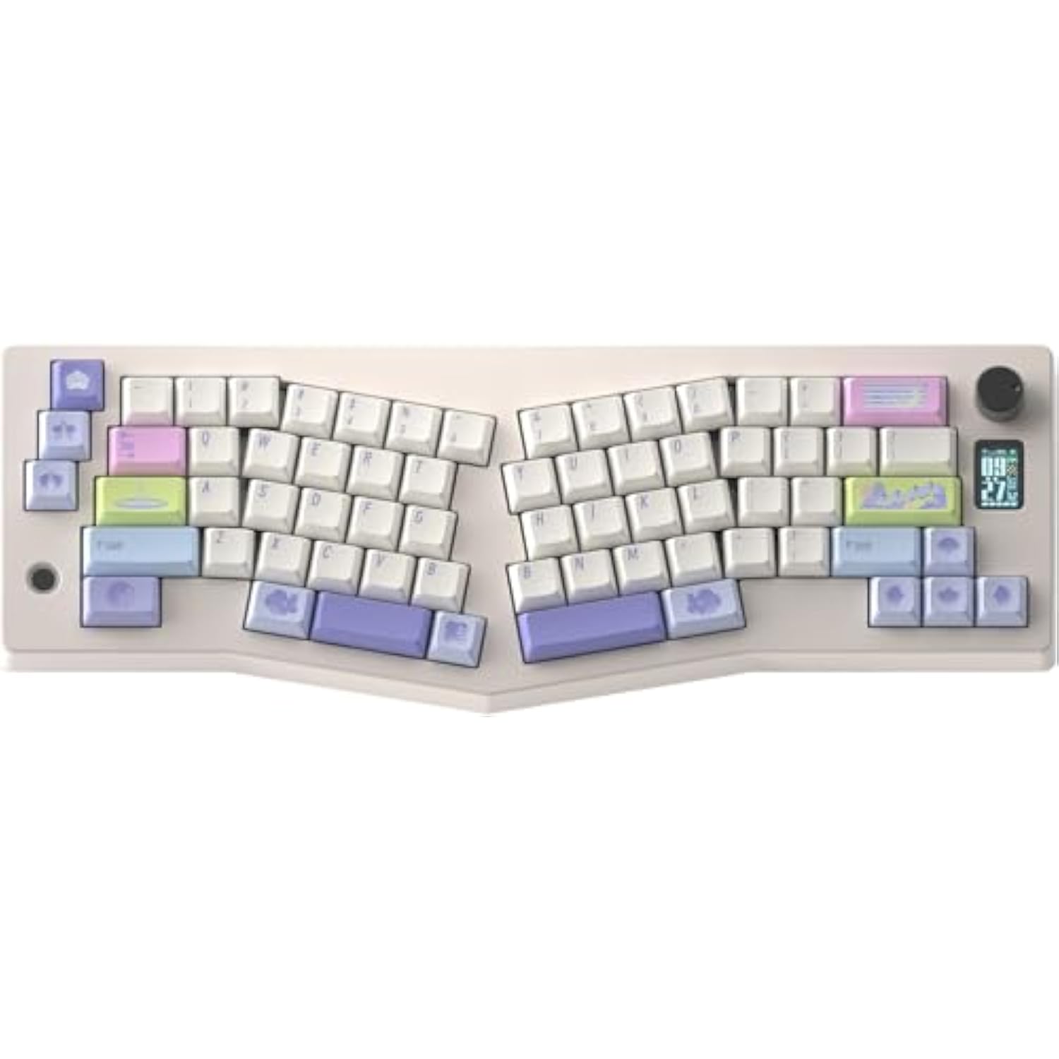 Pbt Keycaps - Cherry Profile Custom Keycaps, 144 Keys, Dye-Sublimation, Orchid
