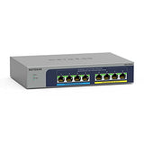 8-Port Ultra60 Poe++ Multi-Gigabit (2.5G) Ethernet Plus Switch - 8 Ports - 2.5 Gigabit Ethernet - 2.5Gbase-T - 3 Layer Supported - 270.50 W Power Consumption - 230 W Poe Budget - Twisted Pair