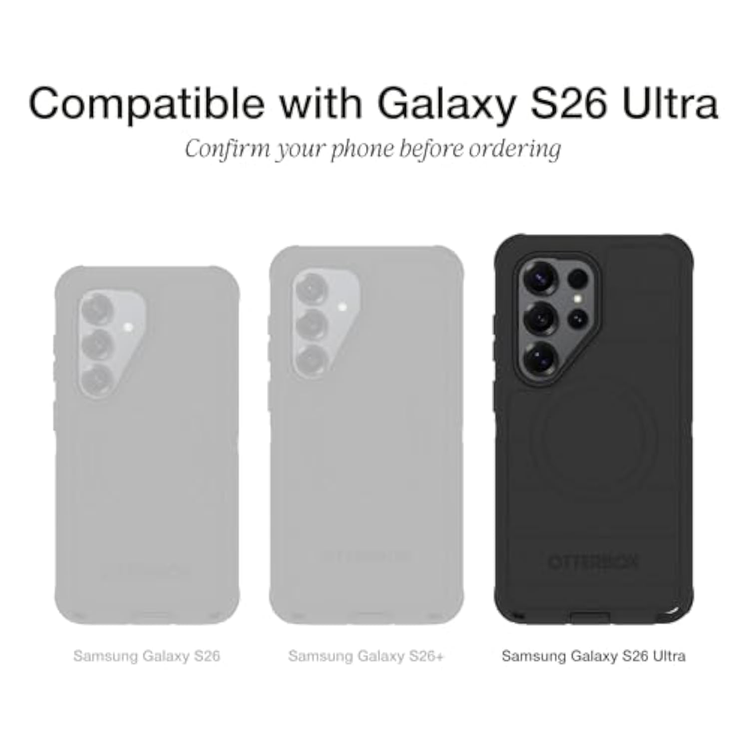 Samsung Galaxy S26 Ultra Profile Series Phone Case - Black by OtterBox