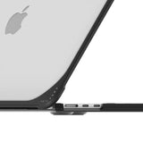 Bounce Macbook Air 15-Inch (M2/M3/M4) Case [Enhanced Protective Corner Design/Ventilation Cutouts/Anti-Slip Grip] - I'M Busy Macbook Case By Tabetaaii - Clear Black